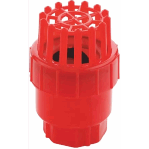 PVC FOOTVALVE RED 20 MM FLEBTYPE [ VIRGIN QUALITY ] GEC