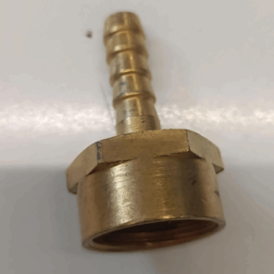 BRASS HOSE NIPPLE NO.34 [ 12 MM (T) X 8 MM (G) ]