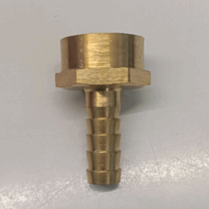 BRASS HOSE NIPPLE NO.35 [ 12 MM (T) X 10 MM (G) ]