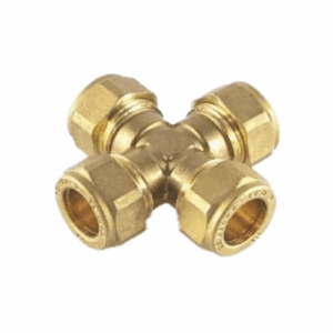 BRASS UNION BSP 4 WAY FEMALE