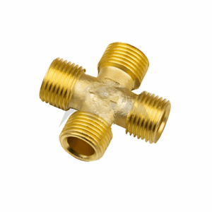 BRASS UNION BSP 4 WAY MALE 5/16 X 5/16 X 5/16