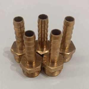 BRASS HOSE NIPPLE NO.06 [ 10 MM (T) X 8 MM (G) ]