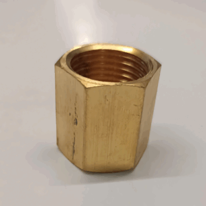BRASS HEX SOCKET CUPLIN 1/2 F X 1/2 F [ NO - 95 ]