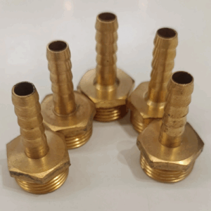 BRASS HOSE NIPPLE NO.10 [ 12 MM (T) X 8 MM (G) ]