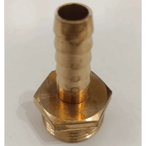 BRASS HOSE NIPPLE NO.11 [ 12 MM (T) X 10 MM (G) ]