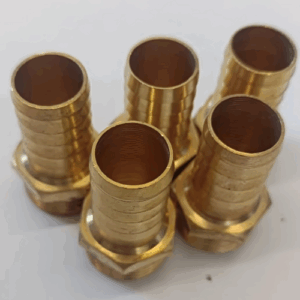 BRASS HOSE NIPPLE NO.13 [ 12 MM (T) X 14 MM (G) ]