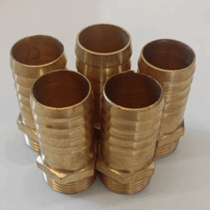 BRASS HOSE NIPPLE NO.14 [ 12 MM (T) X 20 MM (G) ]