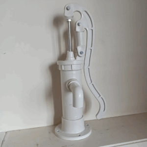 PVC HANDPUMP NO.3 GEC FORCE WHITE [ FOR WALL 1' ]