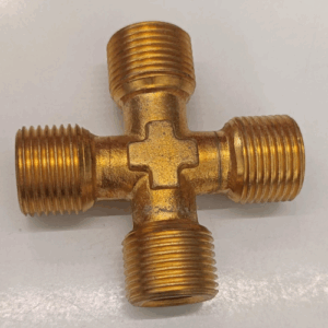 BRASS UNION BSP 4 WAY MALE NO.60 [ 10 X 10 X 10 MM ]