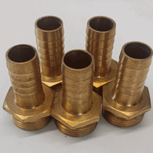 BRASS HOSE NIPPLE NO.18 [ 20 MM (T) X 14 MM (G) ]
