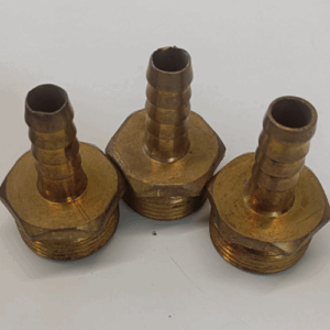 BRASS HOSE NIPPLE NO.21 [ 25 MM (T) X 12 MM (G) ]