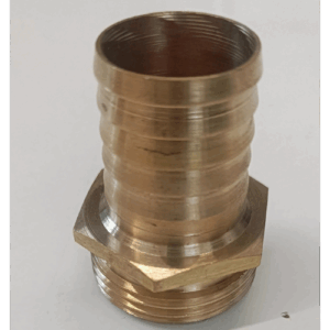 BRASS HOSE NIPPLE NO.24 [ 25 MM (T) X 25 MM (G) ]