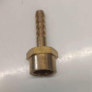 BRASS HOSE NIPPLE NO.25 [ 6 MM (T) X 6 MM (G) ]