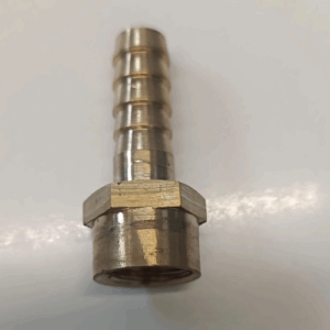 BRASS HOSE NIPPLE NO.27 [ 6 MM (T) X 10 MM (G) ]