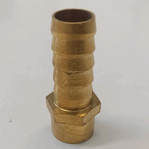 BRASS HOSE NIPPLE NO.28 [ 6 MM (T) X 12 MM (G) ]