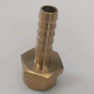 BRASS HOSE NIPPLE NO.30 [ 10 MM (T) X 8 MM (G) ]