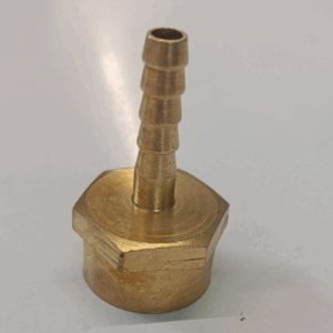 BRASS HOSE NIPPLE NO.33 [ 12 MM (T) X 6 MM (G) ]