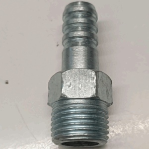MS HOSE NIPPLE 1/2 GROOVE X 1/2 THREDED BSW [ NO. 2 ]