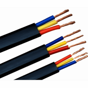 COPPER WIRES 2.5 MM FLAT 3 CORE SILVER [ 8 GAUGE]